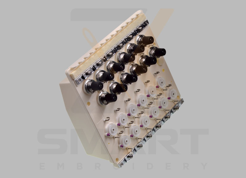 12 Assemblage de filetage à aiguilles Assemblage de brodes d'ordinateur Accessoires