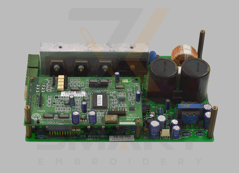 Carte MS-02 du pilote de moteur d'occasion pour le système de machine à broder Dahao Pièces de rechange