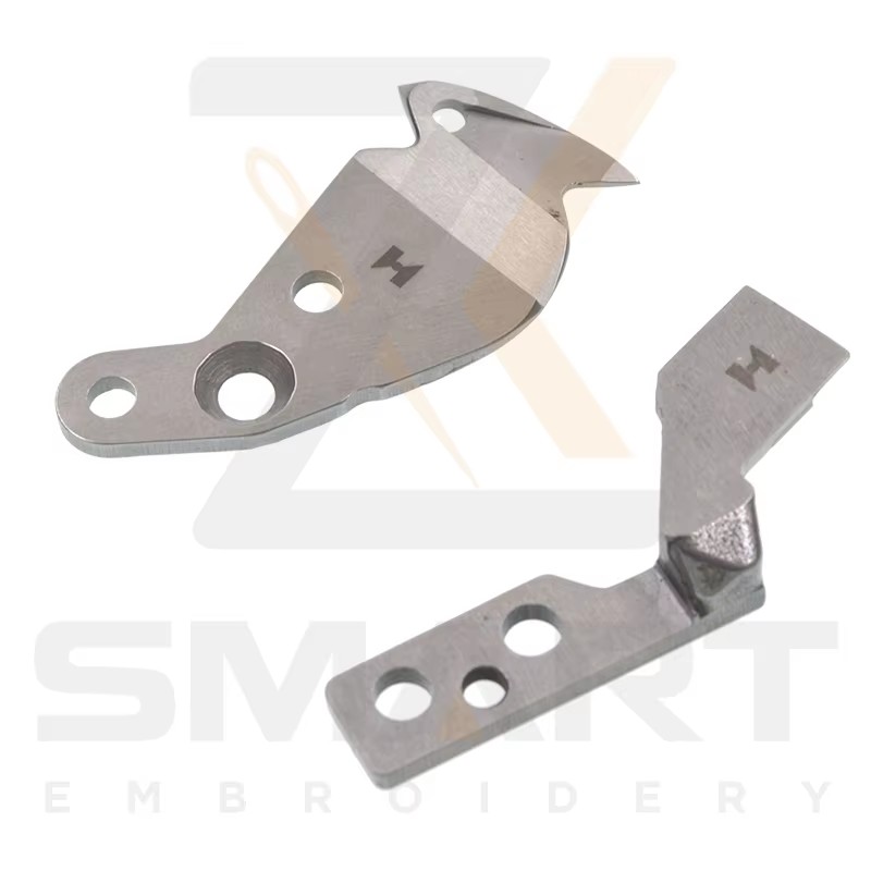 Copie H couteau mobile et fixe FX0206010000 FX020701000 pour Tajima et la machine d'embroiderie chinoise