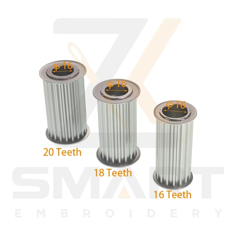 Tajima SWF Machine d'embrouillage Pulley S5M 16/18/20 Dents 501490030S12 UN110030B000 MXS711B00000 501491020S03 501491020000