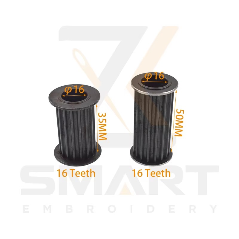 Tajima SWF Machine d'embrouillage pièces Pulley Matériau de fer S5M 16 Dents 35/50 MM 501490030S12 UN110030B000 501470050S11