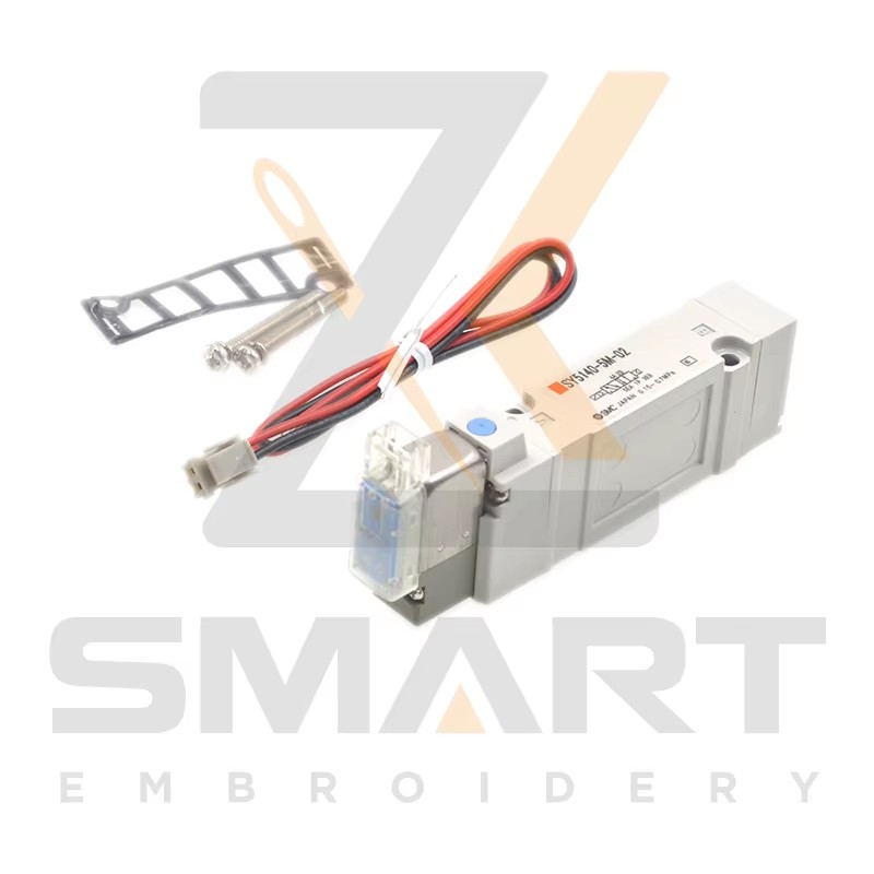 Valve SY5140-5M-02 Pour les machines d'embrouillage Tajima Sequin Devices Parties ETJ-SY5140-5M-02