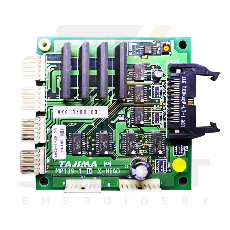 Tajima pièces de machine d'embrouillage utilisées MP139-1-D Tajima: carte d'amplificateur de tête MX6104000000 0J2702000000
