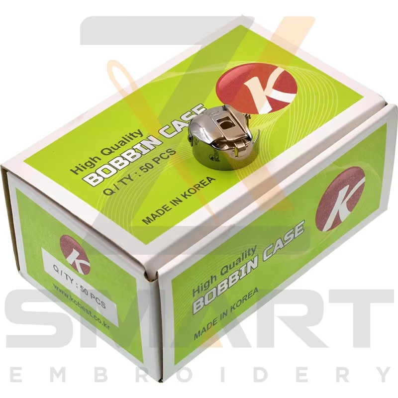 1.6 KOBEST Bobbin Case Pour Semi Jumbo Rotary Hook Tajima Barudan SWF Chinois pièces de machine d'embrouillage R02KB-1.6