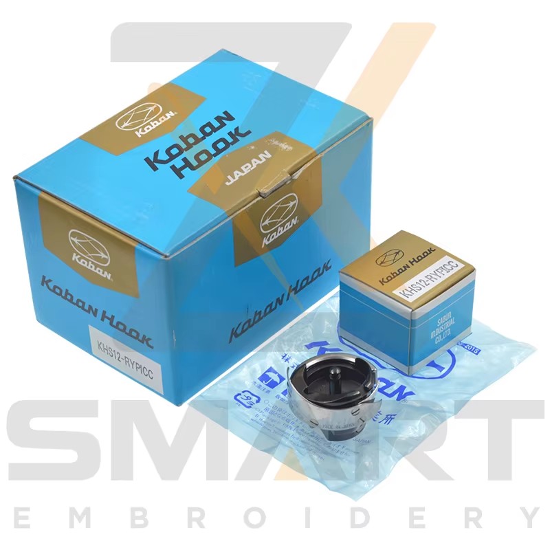 Original Koban DLC Coating Rotary Hook KHS12-RYPICC Pour Tajima Barudan SWF Chinois Machines d'embrouillage R01KHS12-RYPICC-S