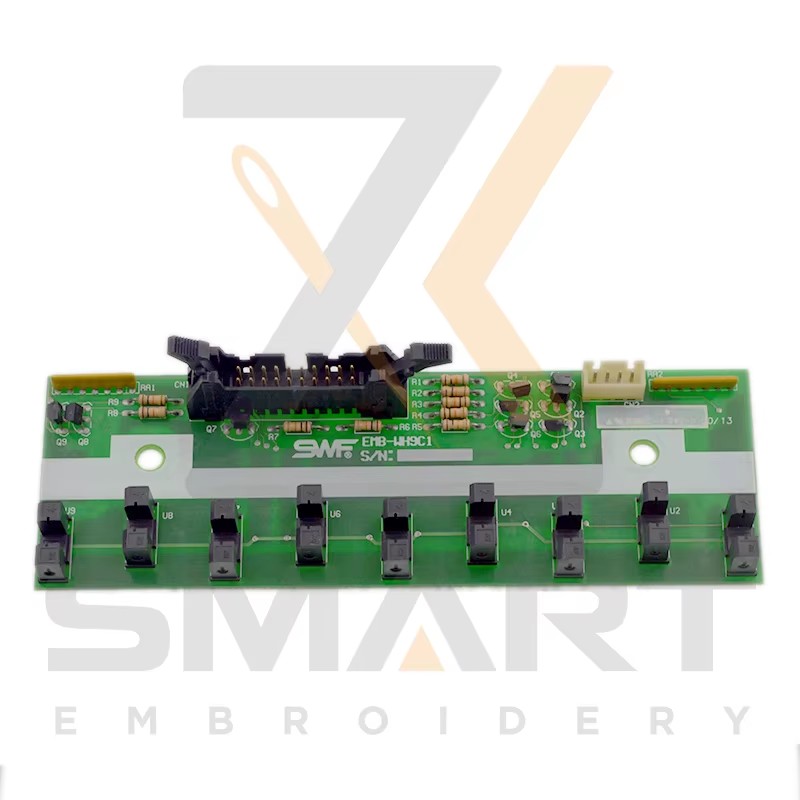 9 couleurs utilisées carte de capteur SWF originale EMB-WH9C1 pièces de machine d'embroiderie ESWF-EMB-WH9C1-U