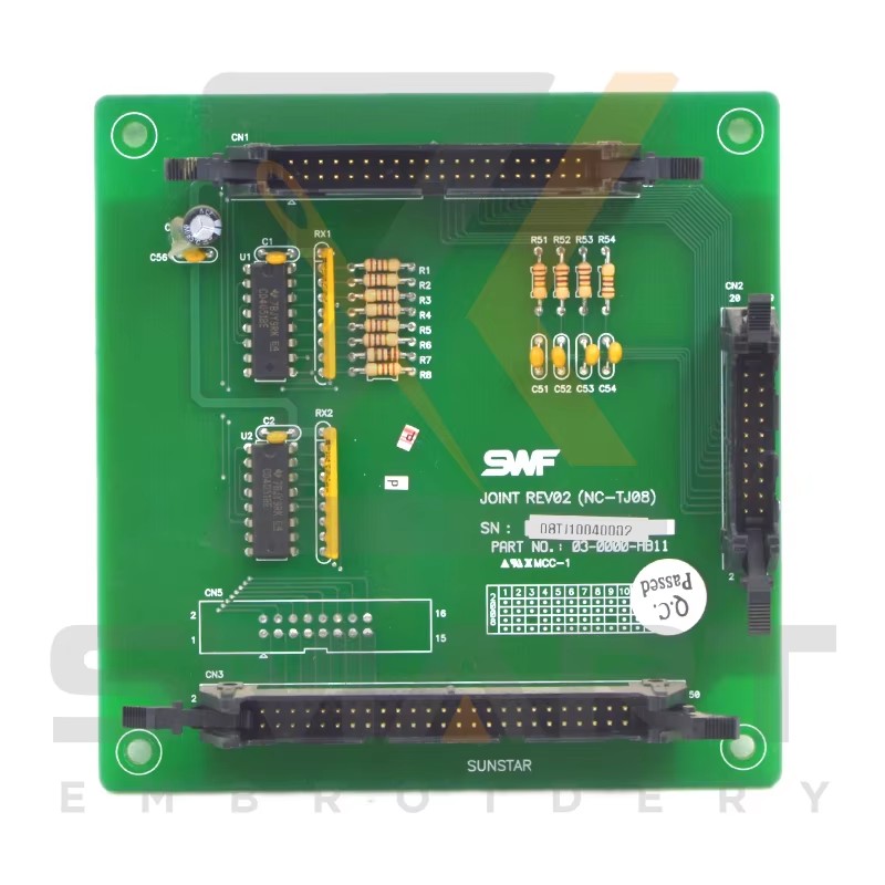 SWF Thread Control Joint Board 03-0000-HB11 pièces de machine d'embrouillage usagées ESWF-03-0000-HB11-U