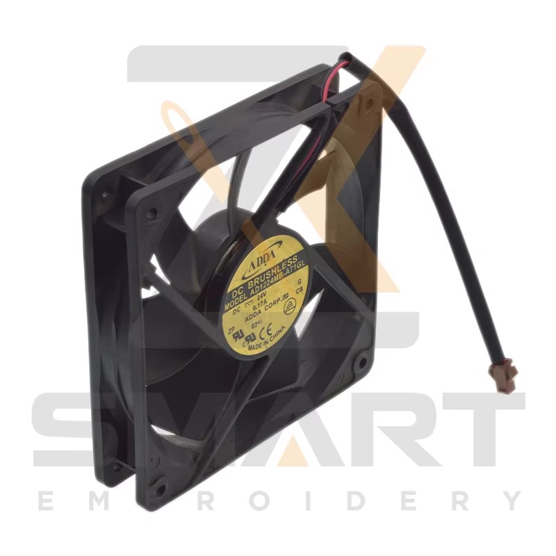 Fan 24V usagé pour SWF AD1224MB-A71GC pièces de machine d'embrouillage ESWF-AD1224MB-A71GC-U