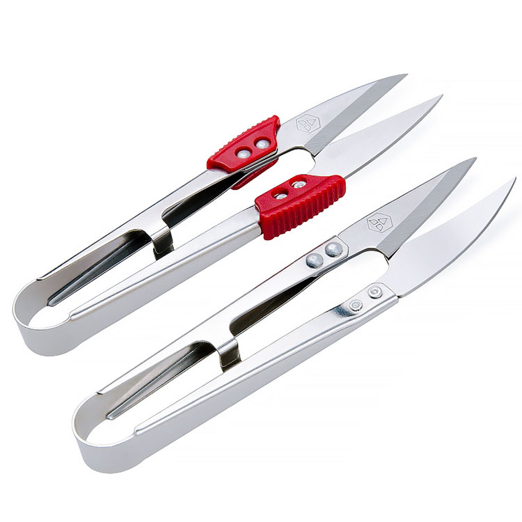 Ciseaux à fil de pliage, Ciseaux à tête de courbure en acier inoxydable, Fin de fil de couture, broderie, tranchage, petites ciseaux pour usage domestique sans sources